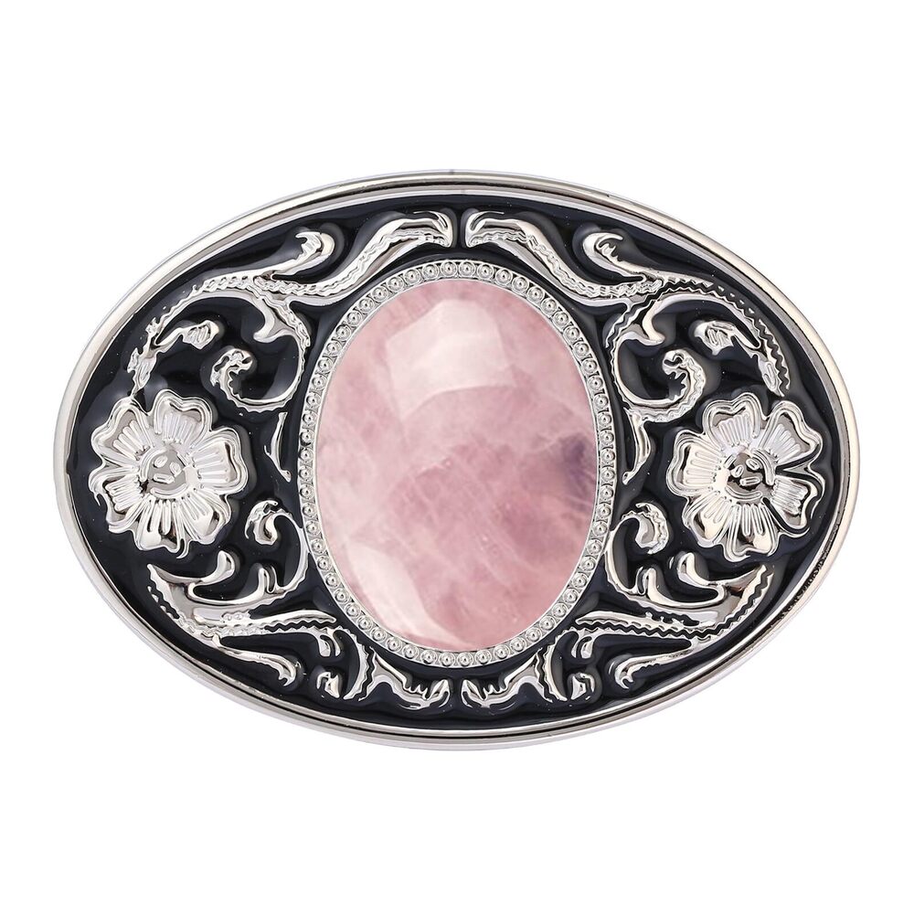 6437 Western Belt Buckle Vintage Cowboy Cowgirl Rodeo Pink Belt Buckles